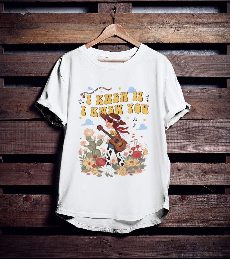 I Knew It I Knew You Jessie Toy Story Floral Adventure T-Shirt