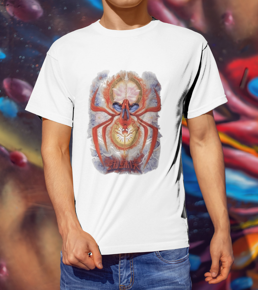 Spider Man Lotus Symbol Chinese Text Tom Holland Zendaya Reveal T-Shirt