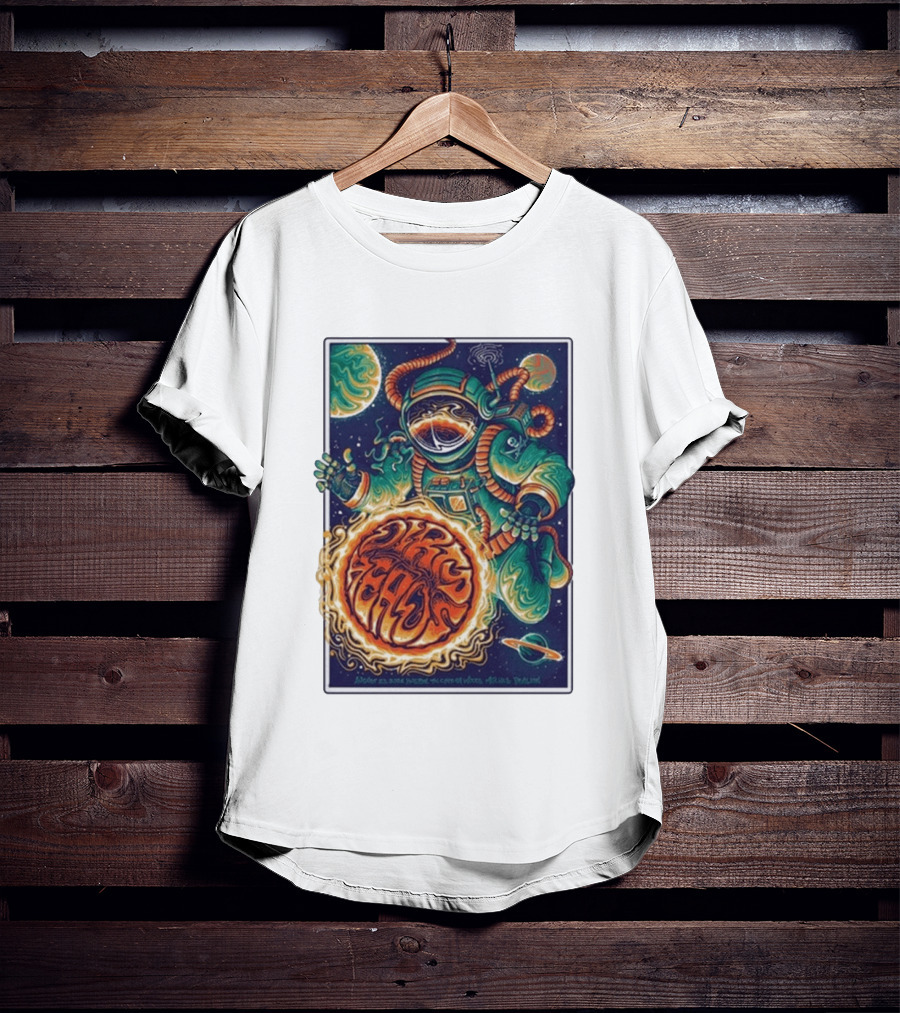 Dirty Heads Cosmic Astronaut Tour The Woodlands TX 8 23 2026 Psychedelic Space Adventure T-Shirt