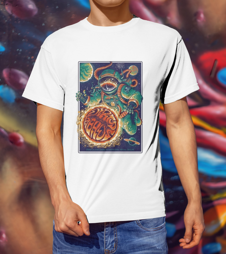 Dirty Heads Cosmic Astronaut Tour The Woodlands TX 8 23 2026 Psychedelic Space Adventure T-Shirt