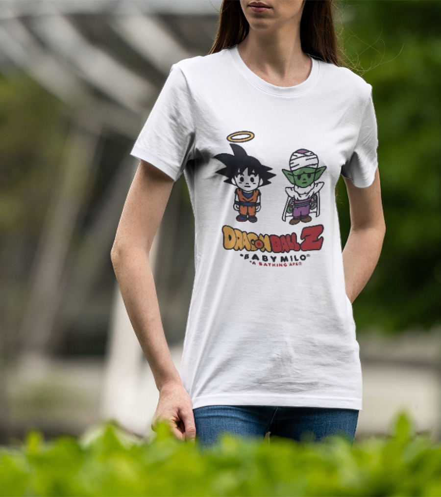 Dragon Ball Z Baby Milo Goku Piccolo Collaboration T-Shirt