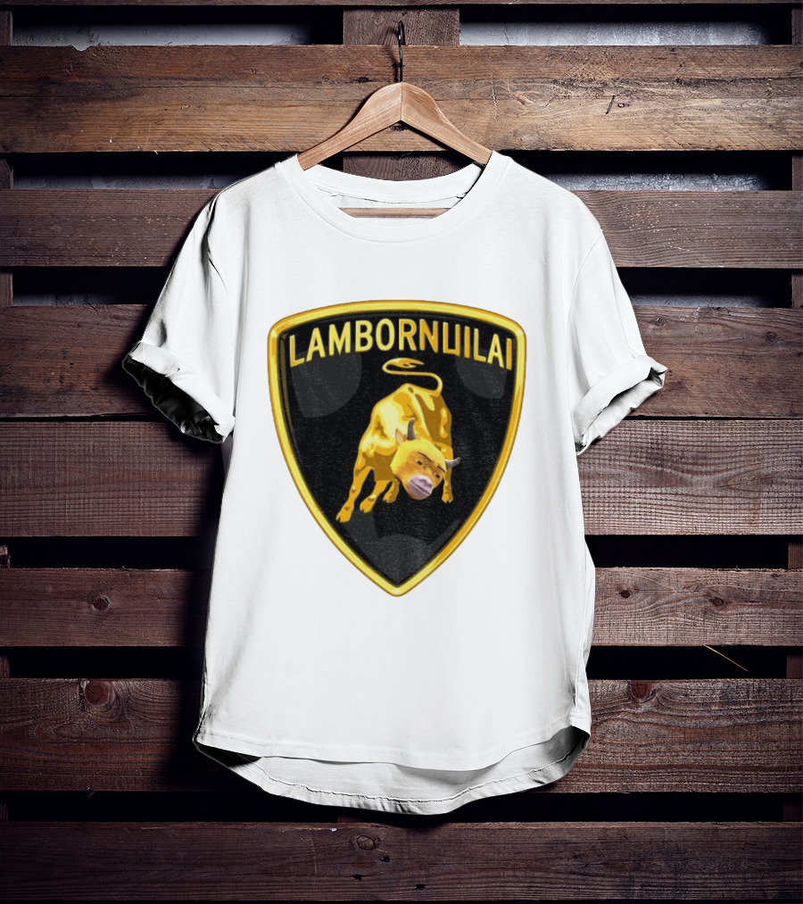 Lambornuilai Gold Bull Meme Niu Lai T-Shirt