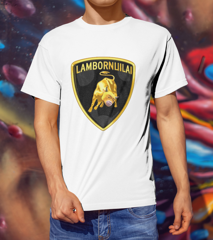 Lambornuilai Gold Bull Meme Niu Lai T-Shirt