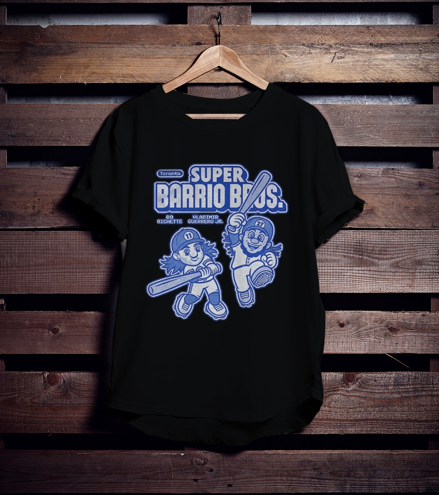 Toronto Super Barrio Bros Bo Bichette Vladimir Guerrero Jr 11 27 T-Shirt