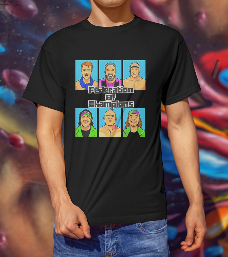 Federation Of Champions Wrestling Legends T-Shirt
