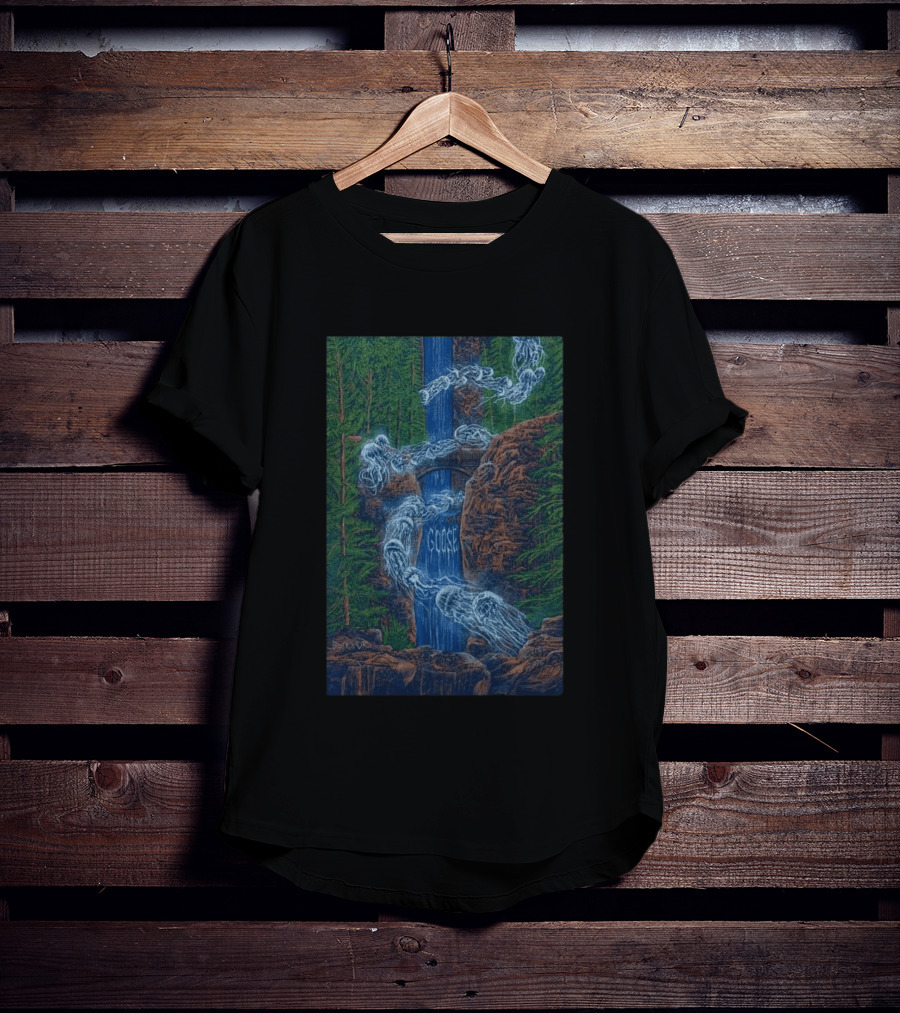 Goose Summer Tour 2026 Hayden Homes Amphitheater Bend August 21 22 Waterfall Forest Scene T-Shirt
