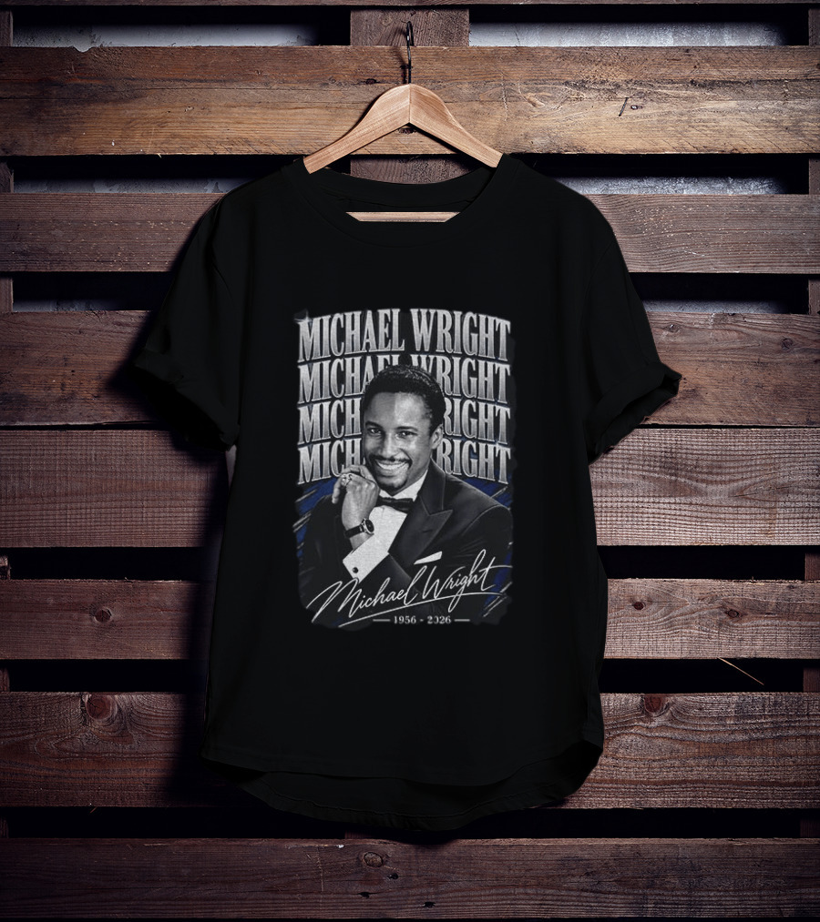 Michael Wright 1956 2026 Commemorative T-Shirt