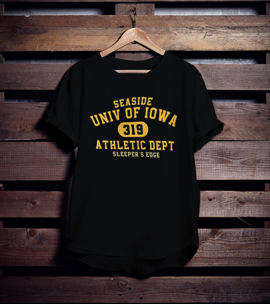 Seaside Univ Of Iowa 319 Athletic Dept Sleeper's Edge T-Shirt