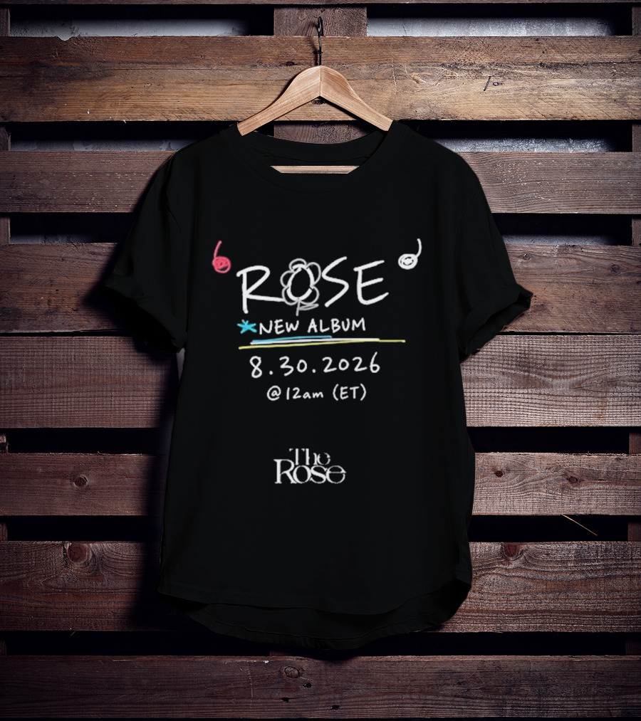 The Rose New Album August 30 2026 Release Announcement T-Shirt