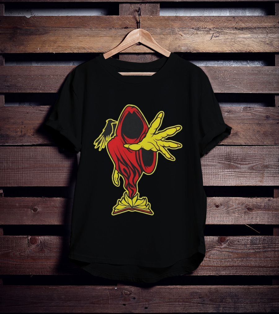 Insane Clown Posse Ringmaster Joker's Card Flame Hooded Figure T-Shirt