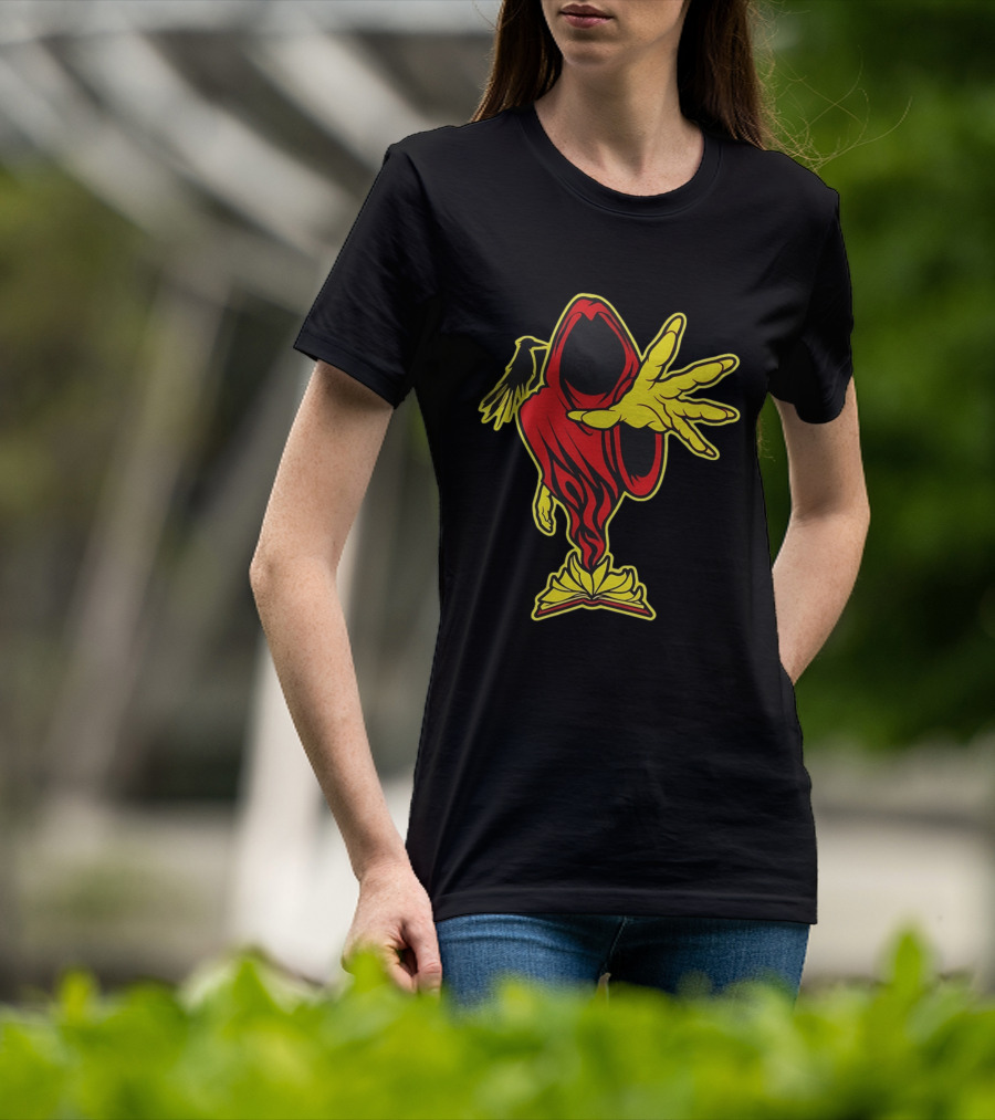 Insane Clown Posse Ringmaster Joker's Card Flame Hooded Figure T-Shirt