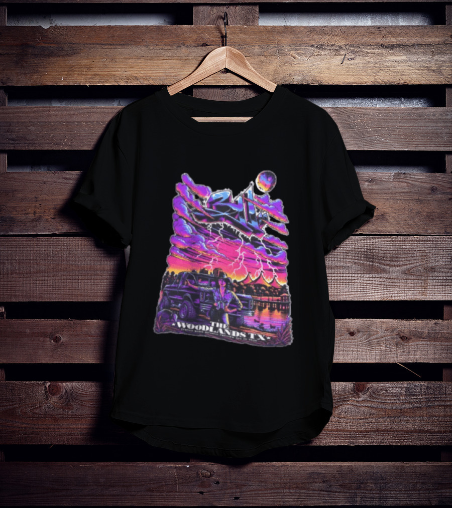 311 August 23 2026 The Cynthia Woods Mitchell Pavilion The Woodlands TX Lightning Scene T-Shirt