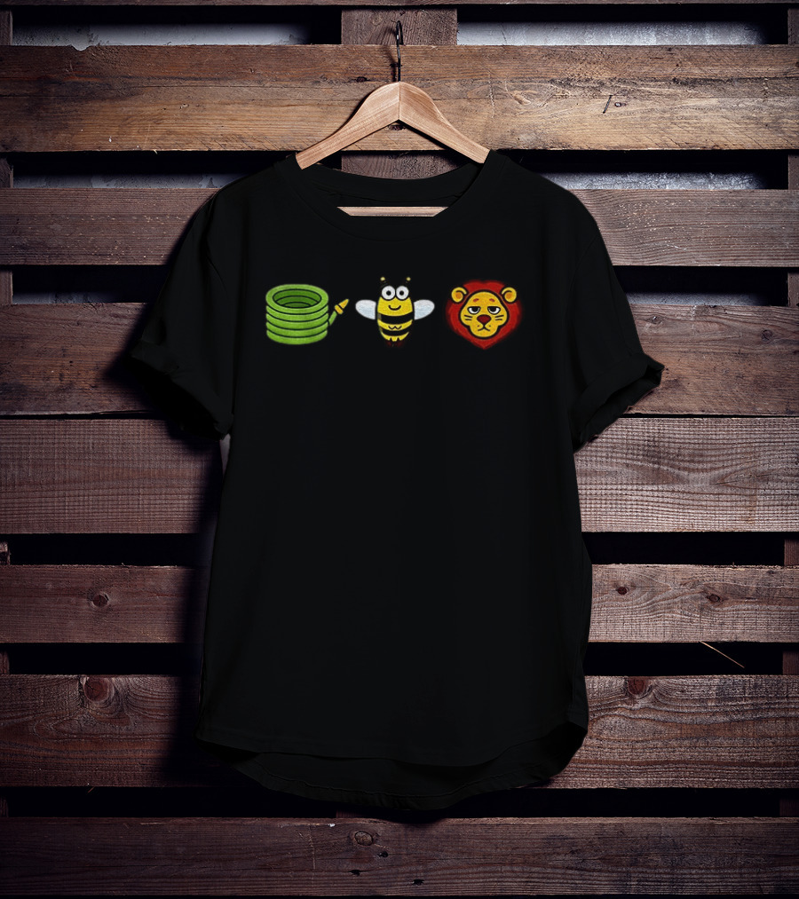 Bee Lion Hose Emoji Icons Collection T-Shirt