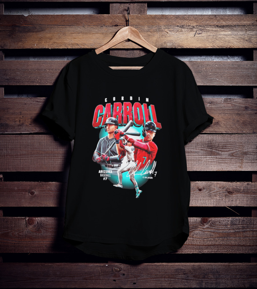 Corbin Carroll Arizona Baseball #7 C Players T-Shirt