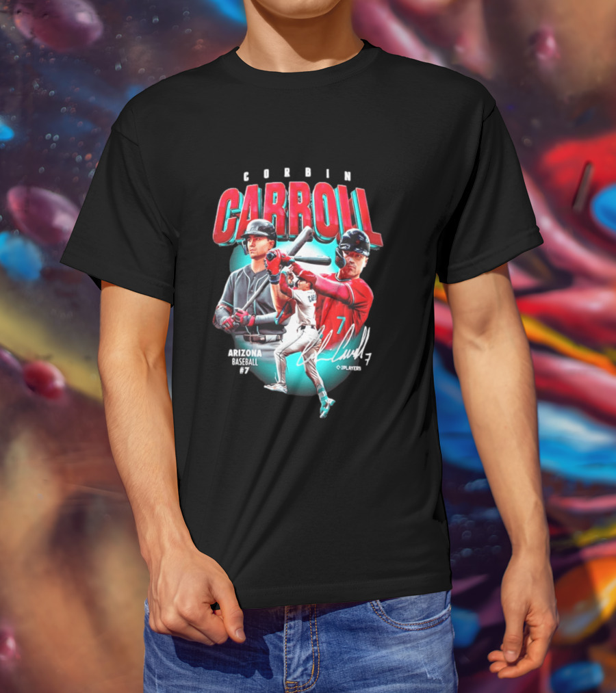 Corbin Carroll Arizona Baseball #7 C Players T-Shirt