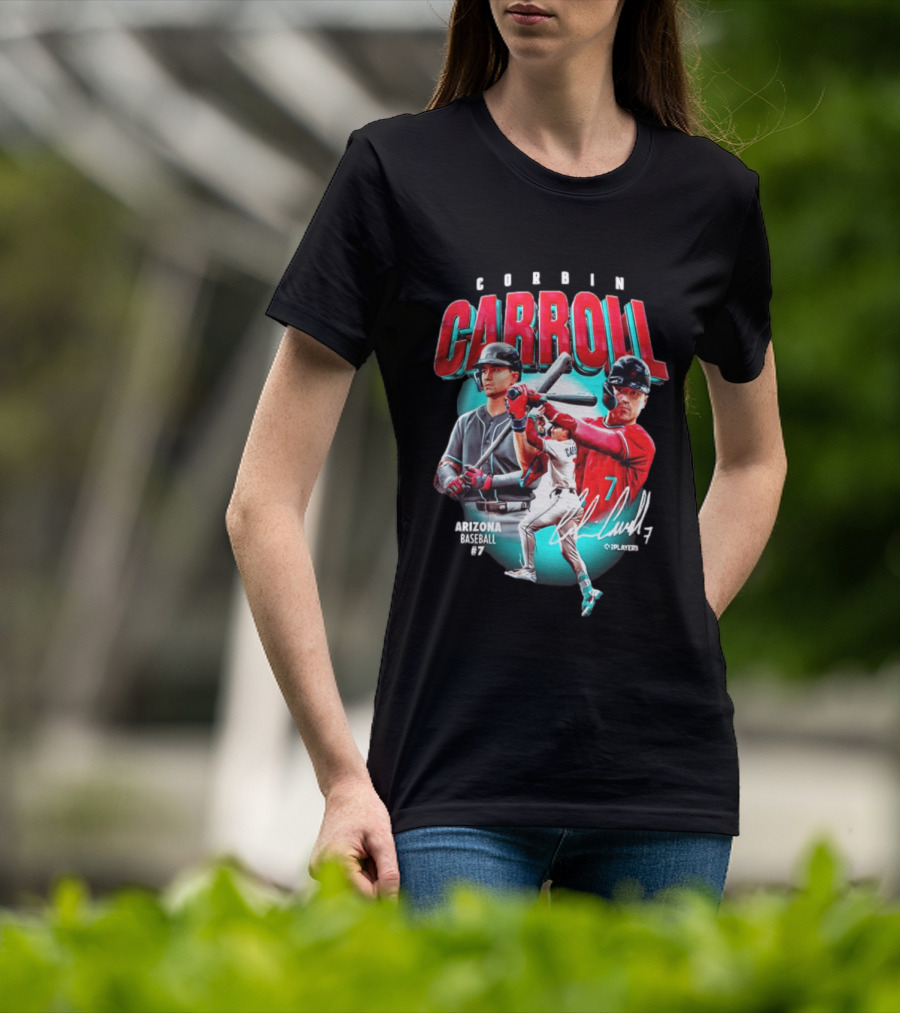 Corbin Carroll Arizona Baseball #7 C Players T-Shirt