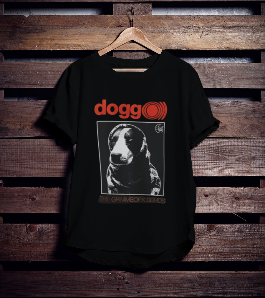 Dogg The Grimmbork Demos Monochrome Canine T-Shirt