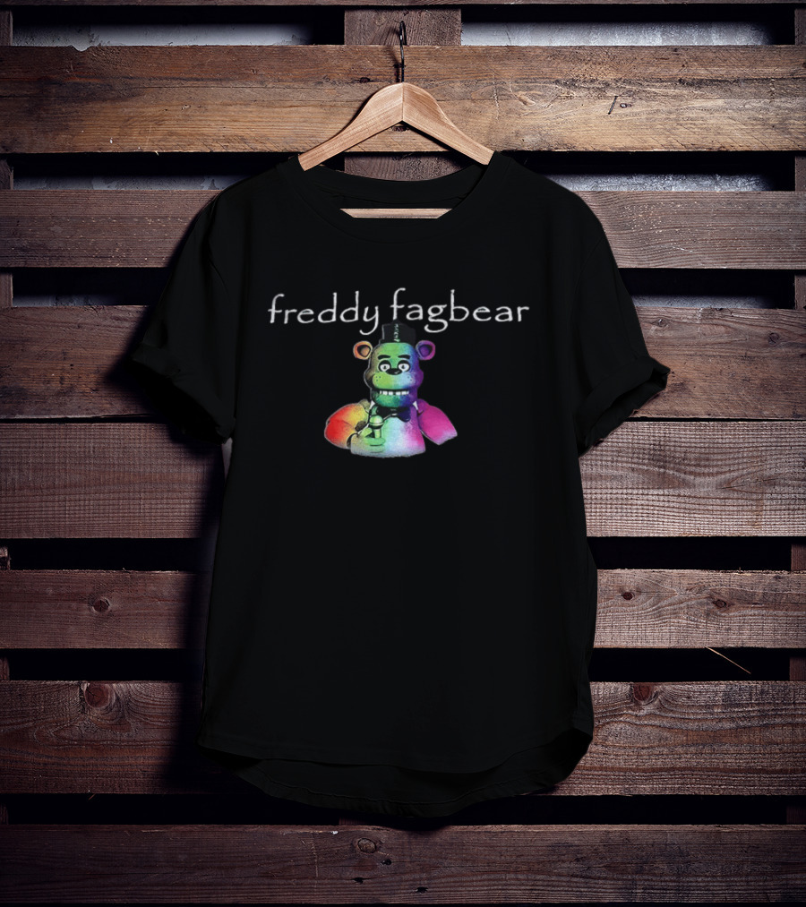 Freddy Fagbear Rainbow Pride T-Shirt