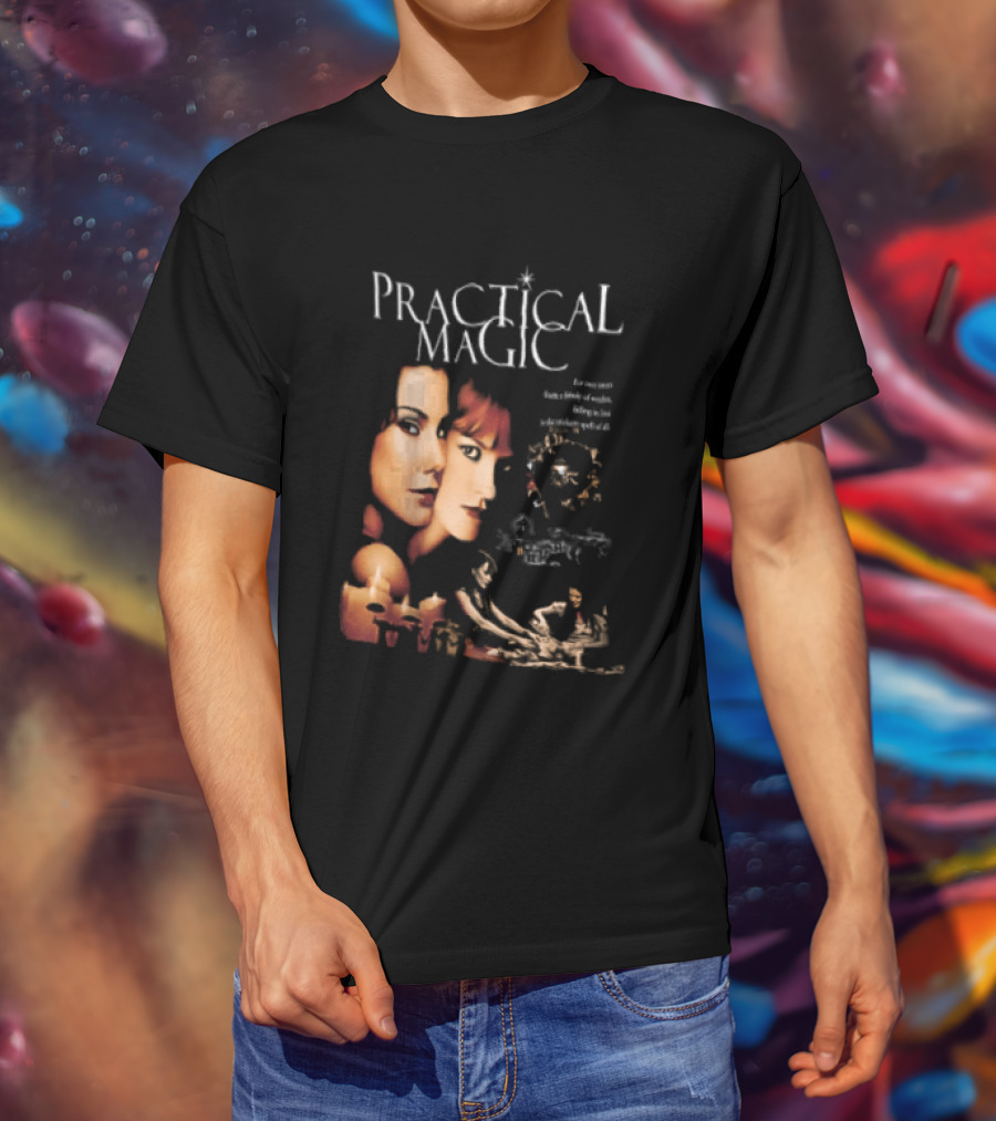 Practical Magic Movie Faces With Mystical T-Shirt