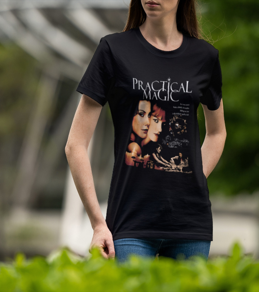 Practical Magic Movie Faces With Mystical T-Shirt