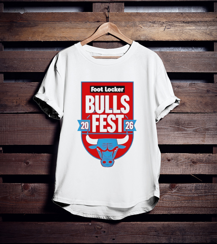 Chicago Bulls Fest 2026 Foot Locker Event T-Shirt