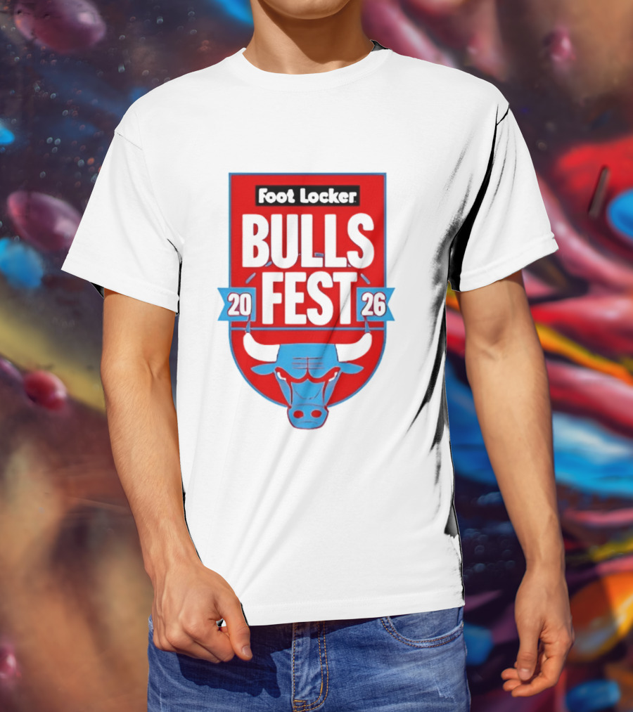 Chicago Bulls Fest 2026 Foot Locker Event T-Shirt