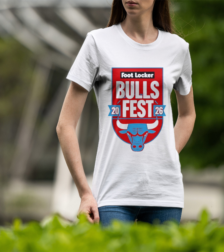 Chicago Bulls Fest 2026 Foot Locker Event T-Shirt