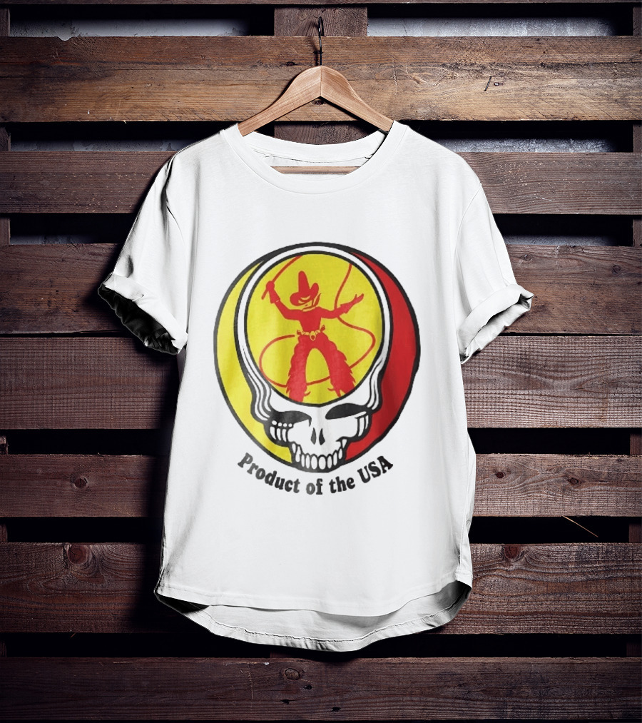 Grateful Dead Steal Your Face Cowboy Product Of The USA T-Shirt