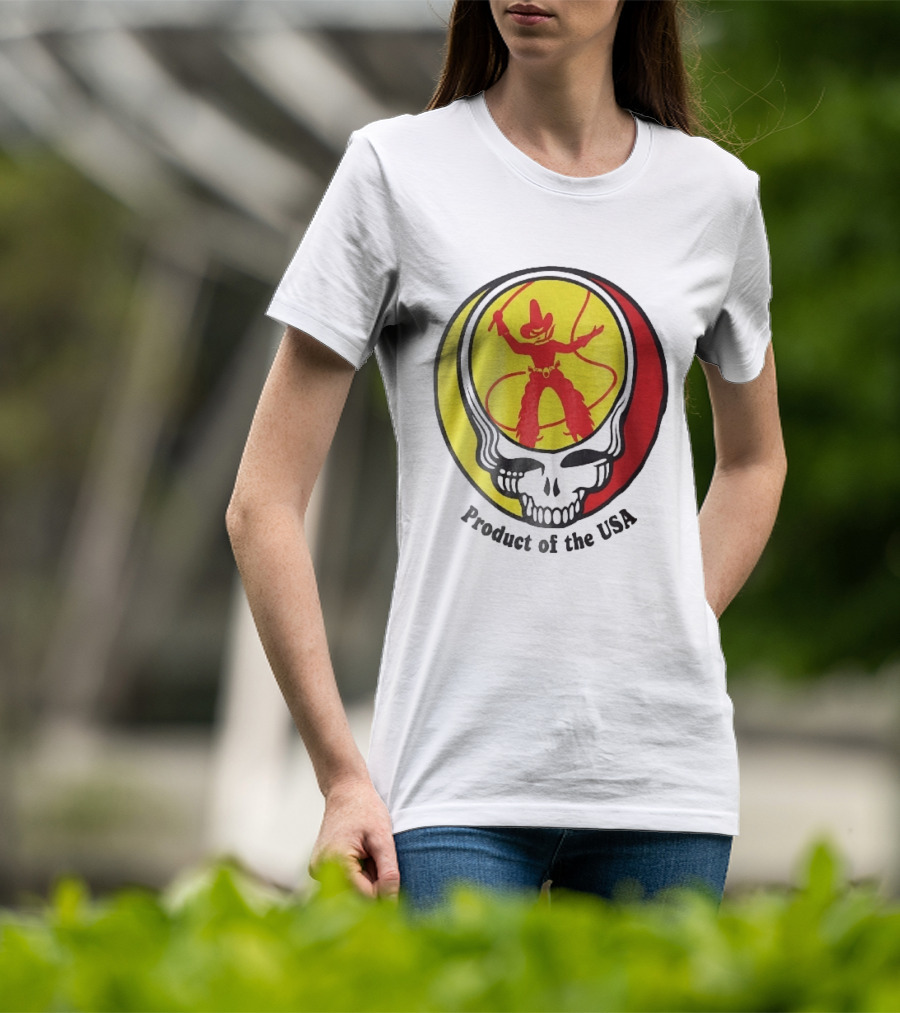 Grateful Dead Steal Your Face Cowboy Product Of The USA T-Shirt