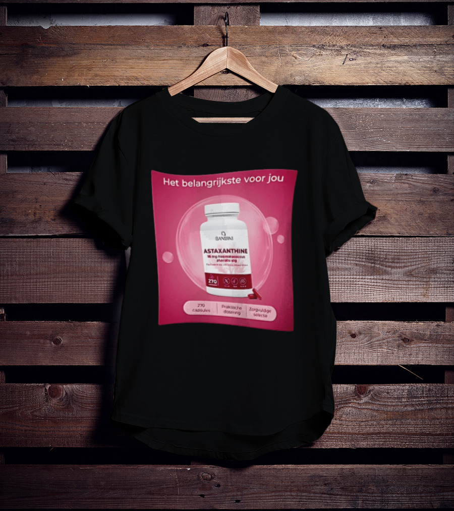 Het Belangrijkste Voor Jou Astaxanthine 18 Mg Haematococcus Pluvialis Alg 270 Capsules Zorghoede Selectie T-Shirt