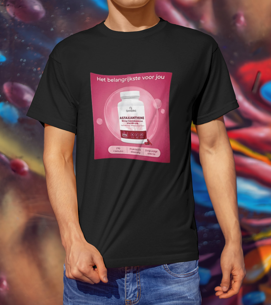 Het Belangrijkste Voor Jou Astaxanthine 18 Mg Haematococcus Pluvialis Alg 270 Capsules Zorghoede Selectie T-Shirt