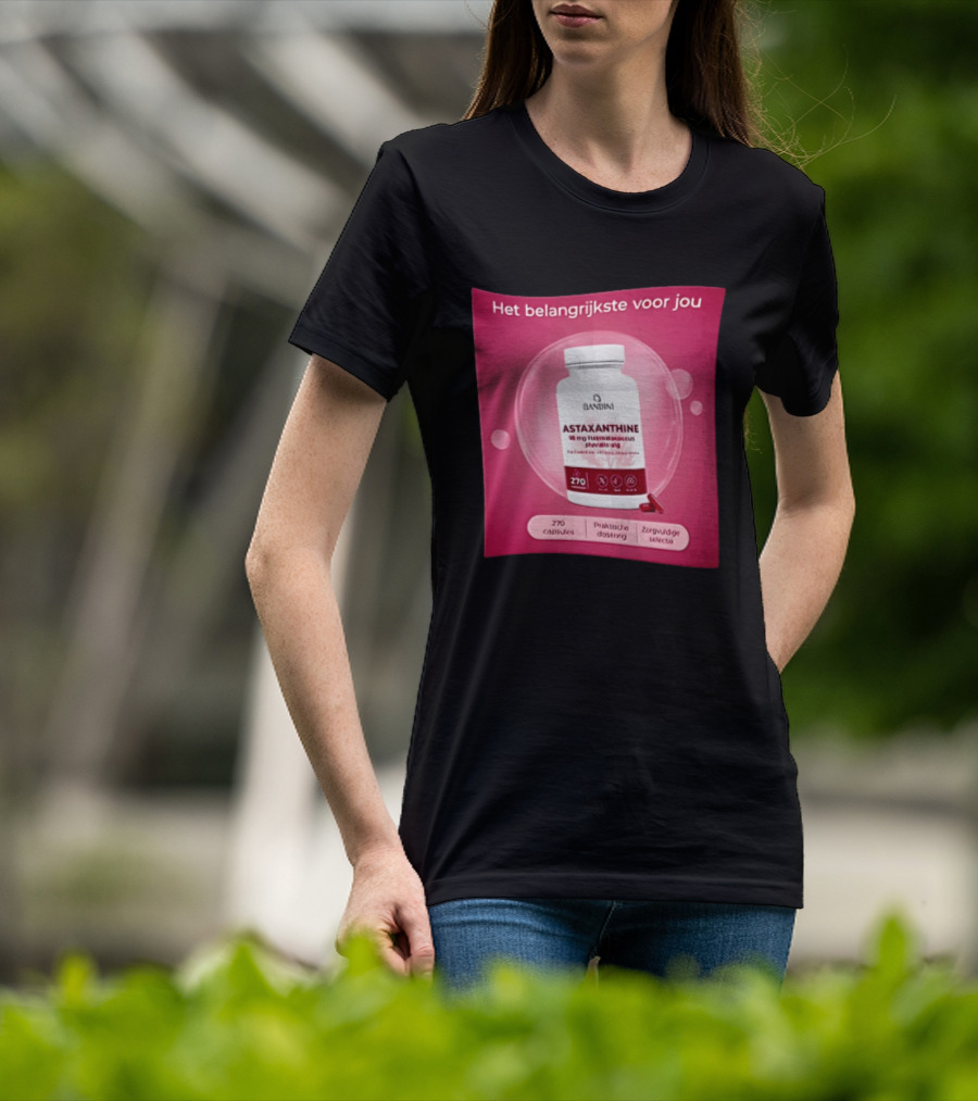 Het Belangrijkste Voor Jou Astaxanthine 18 Mg Haematococcus Pluvialis Alg 270 Capsules Zorghoede Selectie T-Shirt