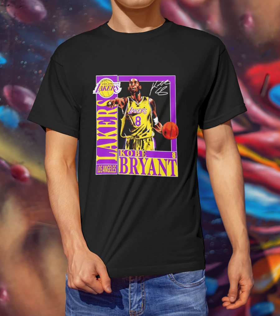 Los Angeles Lakers Kobe Bryant 8 NBA Basketball Legend T-Shirt
