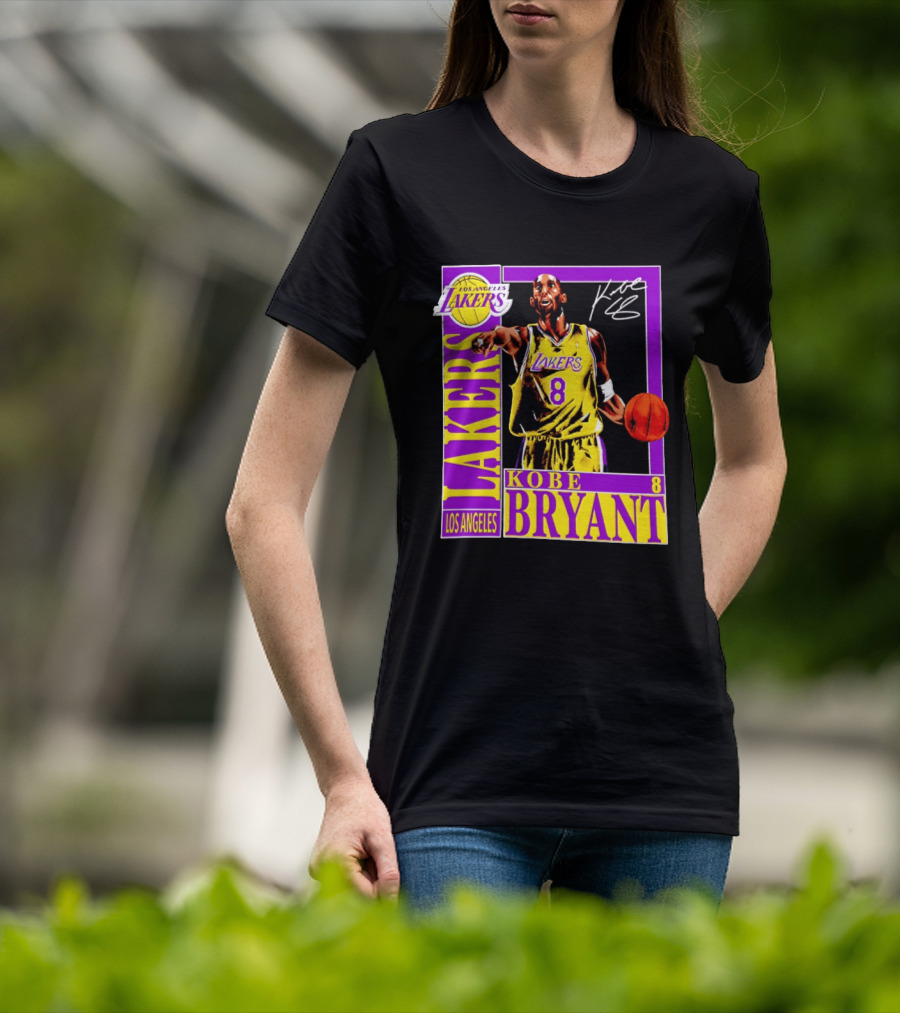 Los Angeles Lakers Kobe Bryant 8 NBA Basketball Legend T-Shirt
