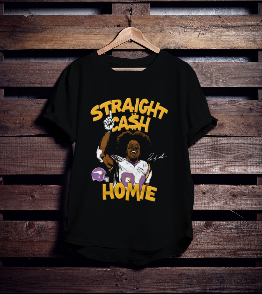 Straight Cash Homie Randy Moss Minnesota Vikings Football 84 NFL T-Shirt