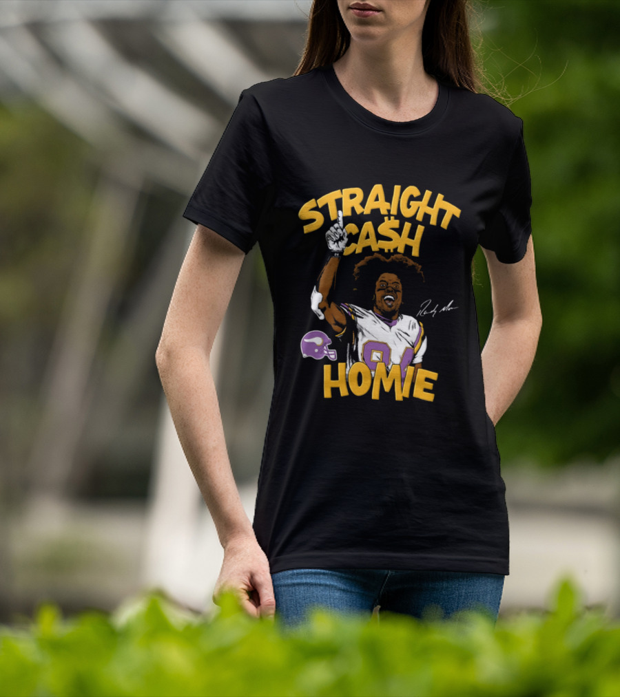 Straight Cash Homie Randy Moss Minnesota Vikings Football 84 NFL T-Shirt