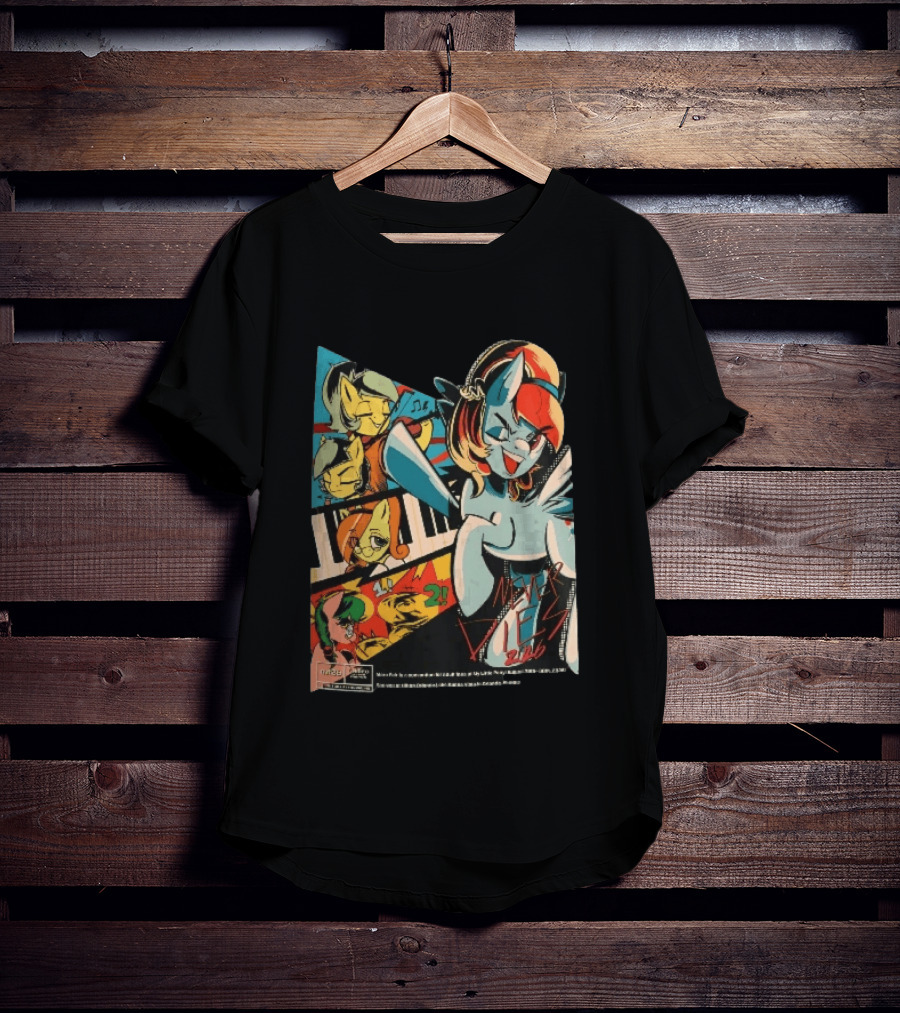 Mare Fair Never Dies 2026 Cartoon Ponies Music Band Comic Panels T-Shirt