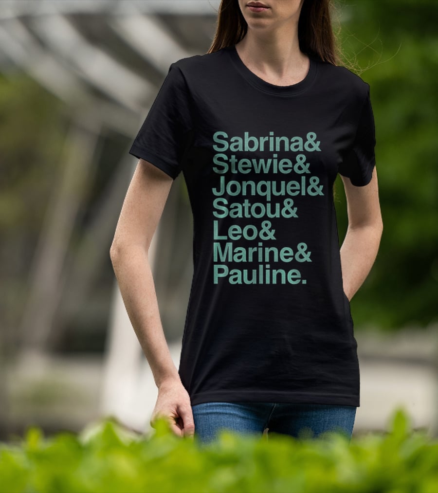 Sabrina Stewie Jonquel Satou Leo Marine Pauline New York Women's Basketball 2026 WNBA T-Shirt