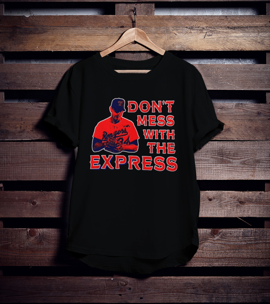 Nolan Ryan Texas Rangers Don't Mess With The Express Baseball Legend T-Shirt