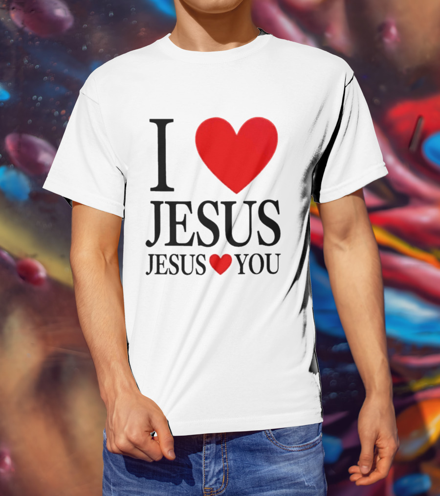 Cameron Dicker I Love Jesus Jesus Love You T-Shirt