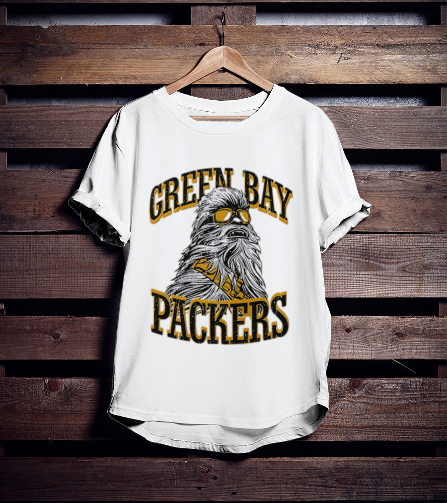 Green Bay Packers Chewbacca 2026 Disney Collaboration T-Shirt