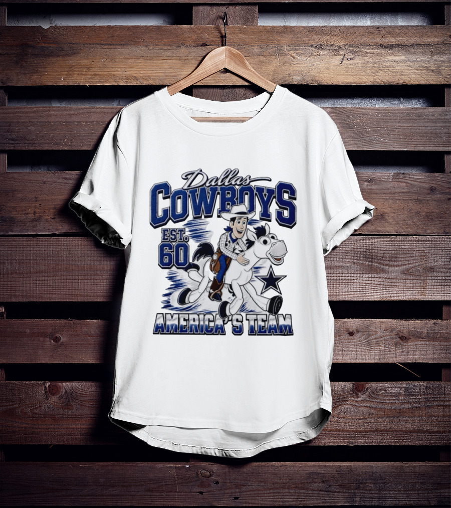 Dallas Cowboys Woody Bullseye Est. 60 America's Team T-Shirt