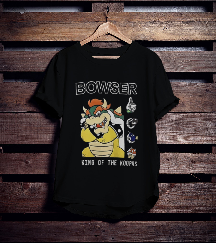 Bowser King Of The Koopas Super Mario T-Shirt