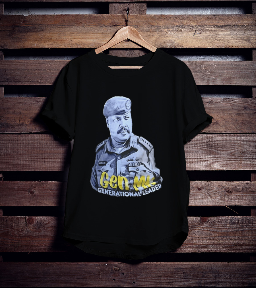 Gen MK Generational Leader Military Officer Beret Uniform T-Shirt