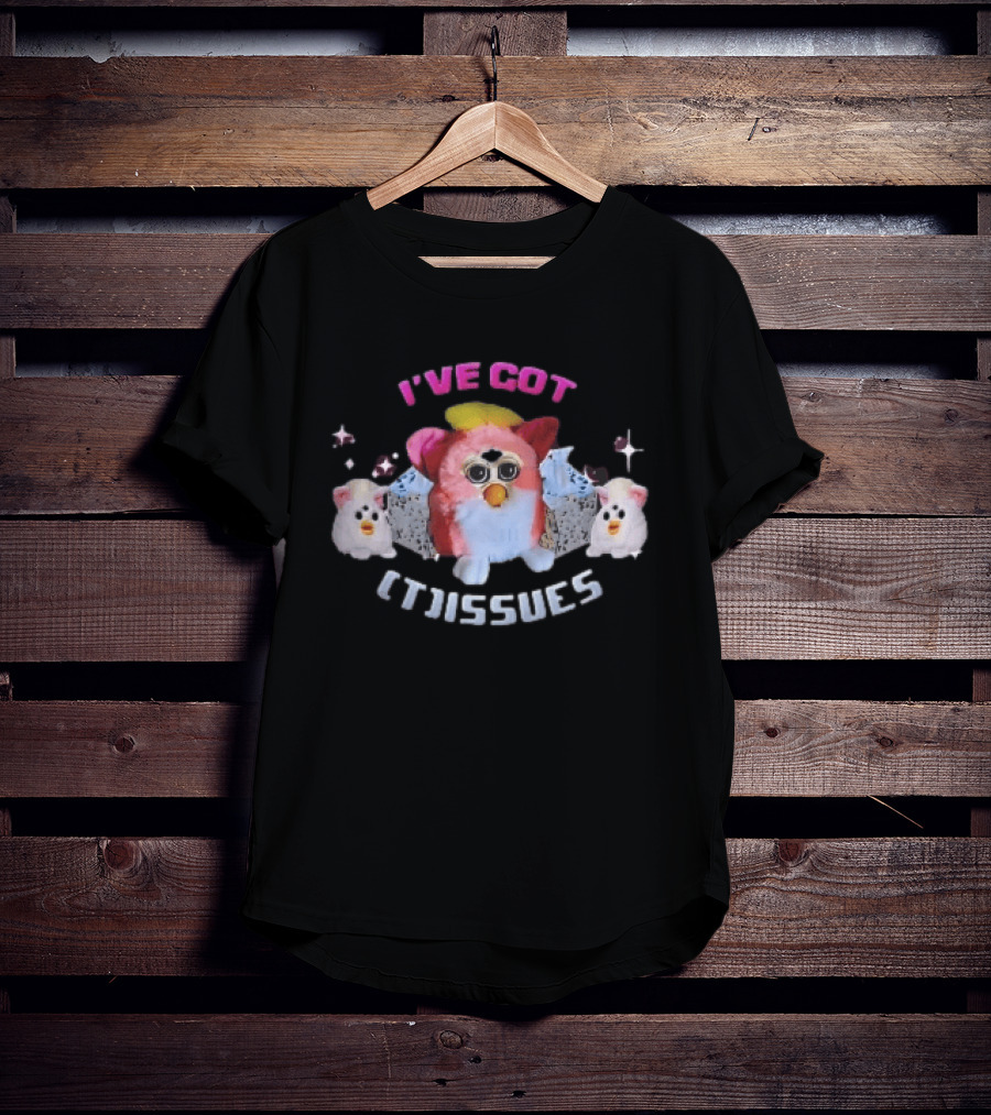 I've Got Issues Pink Furby Between Tissue Boxes Baby Furbies T-Shirt