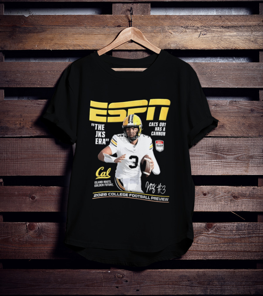 ESPN The Magazine Jaron Keawe Sagapolutele 2026 Cal Bears College Football Preview T-Shirt