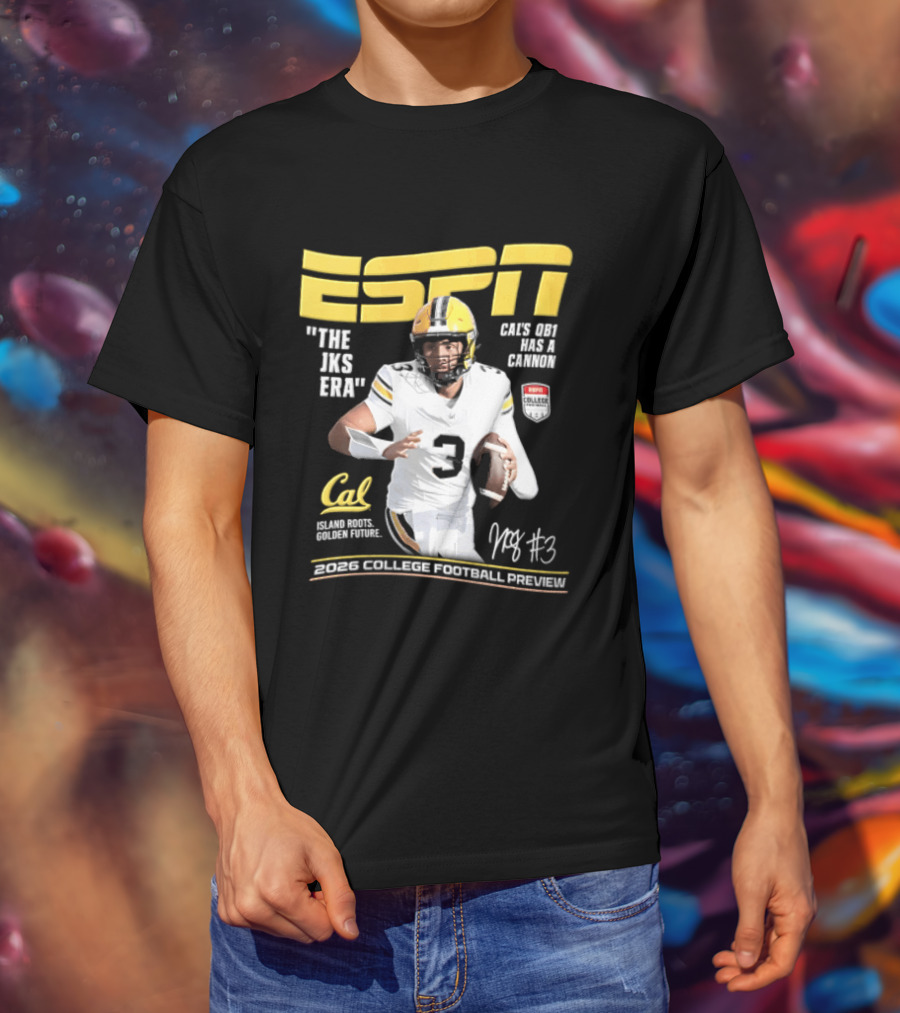 ESPN The Magazine Jaron Keawe Sagapolutele 2026 Cal Bears College Football Preview T-Shirt