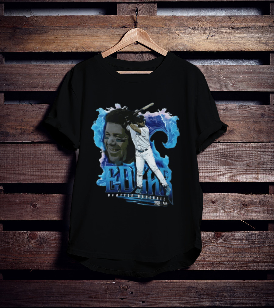 Seattle Baseball Edgar 500 Level Wave T-Shirt