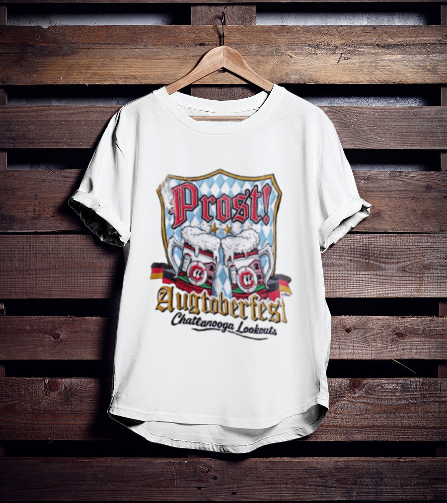Prost Augtoberfest Chattanooga Lookouts Cheers Baseball Celebration T-Shirt