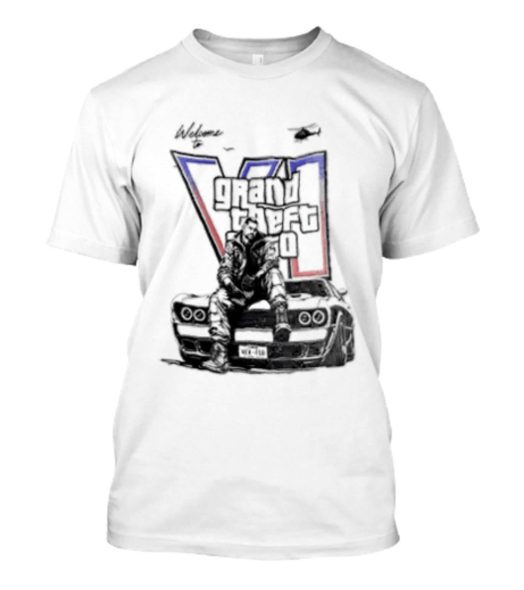 Grand Theft Auto VI Welcome To A World Of Sinners T-Shirt